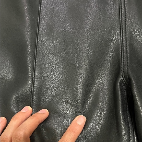 We The Free Black Faux Leather Pants- Size 28 - Picture 7 of 7
